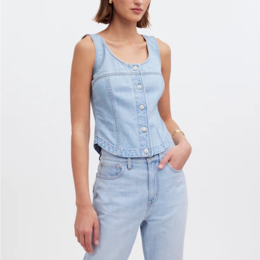 Madewell denim vest